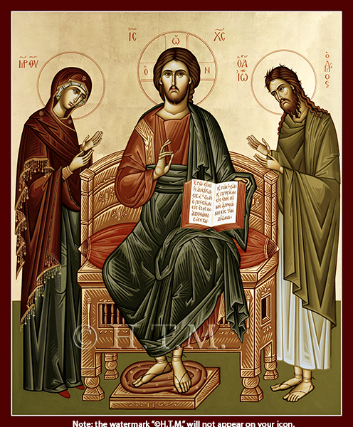 Deisis; Christ, the Mother of God and the Forerunner