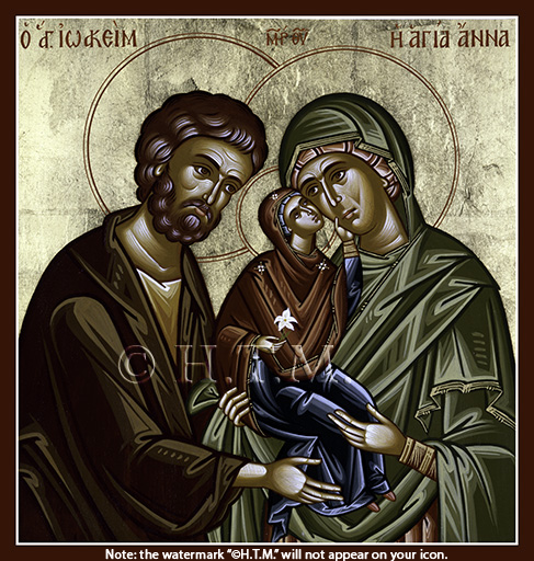 Joachim, Anna, & the Theotokos