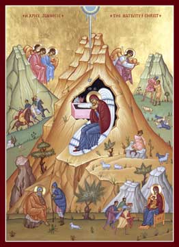 Nativity of our Saviour lithographed print